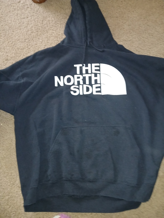 Gildan Other - Gildan Black Hoodie with White 'THE NORTH SIDE' Logo